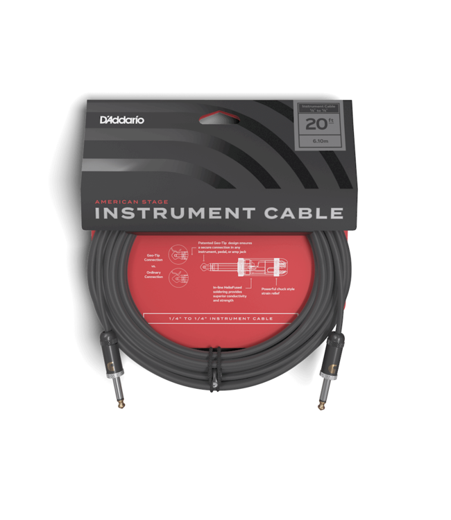 D'Addario American Stage Series Instrument Cable