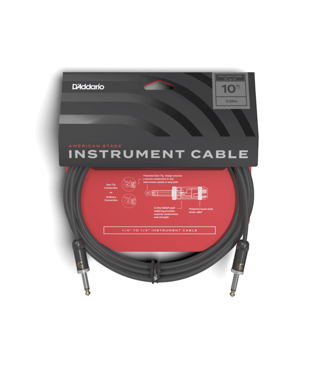 D'Addario American Stage Series Instrument Cable