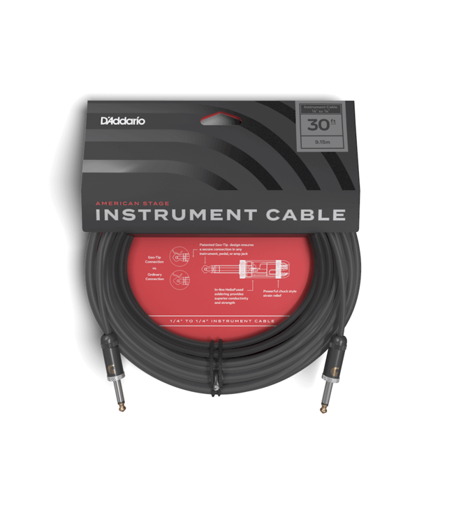 D'Addario American Stage Series Instrument Cable