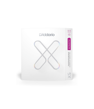 D'Addario D'Addario XS Coated Phosphor Bronze Acoustic Guitar Strings - 11.5-53 Custom Light Plus