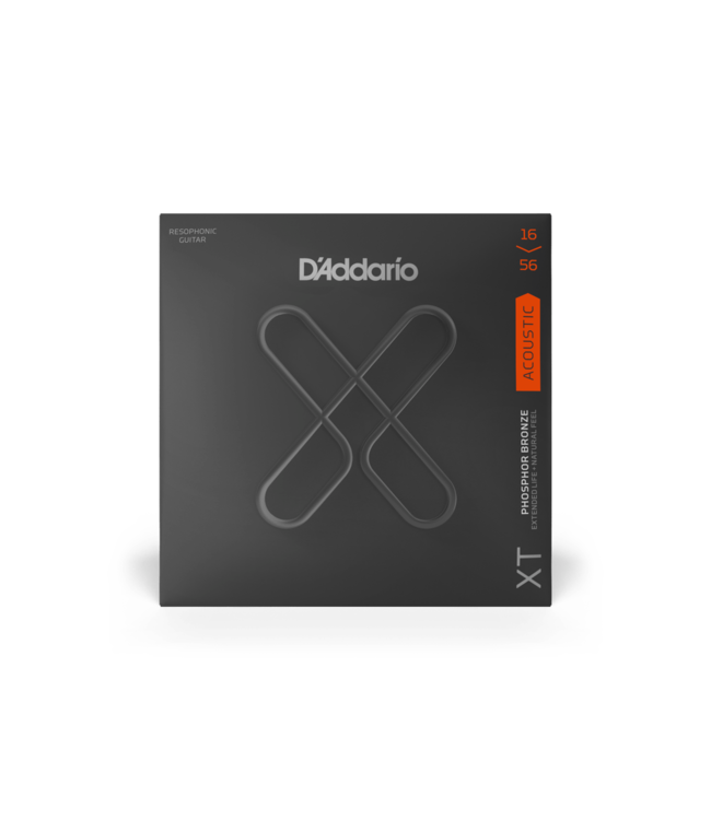 D'Addario XT Coated Phosphor Bronze Resophonic Guitar Strings - 16-56 Medium