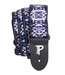 Perri's Perri's Hope Collection Geometric Jacquard Guitar Strap - Jalisco Amethyst