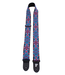 Perri's Perri's Hope Collection Geometric Jacquard Guitar Strap - Bandera Fire & Ice