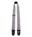 Perri's Perri's Hope Collection Geometric Jacquard Guitar Strap - Colima Watermelon