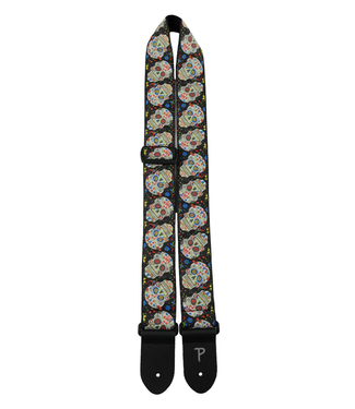 Perri's Perri's Hope Collection Jacquard Guitar Strap - Sugar Skulls