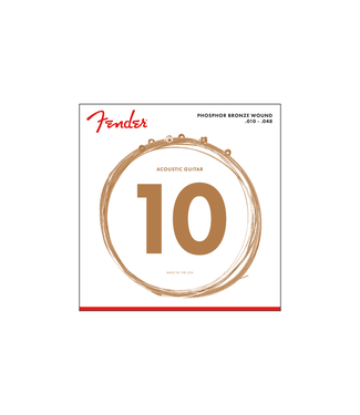 Fender Fender Phosphor Bronze Acoustic Guitar Strings - 10-48 Extra Light (60XL)
