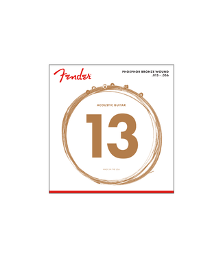 Fender Fender Phosphor Bronze Acoustic Guitar Strings - 13-56 Medium (60M)