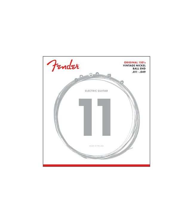 Fender Original 150's Vintage Nickel Electric Guitar Strings - 11-49 Medium (150M)