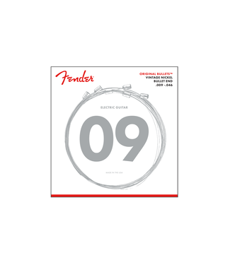 Fender Fender Original Bullets Vintage Nickel Electric Guitar Strings - 09-46 Light Top Regular Bottom (3150LR)