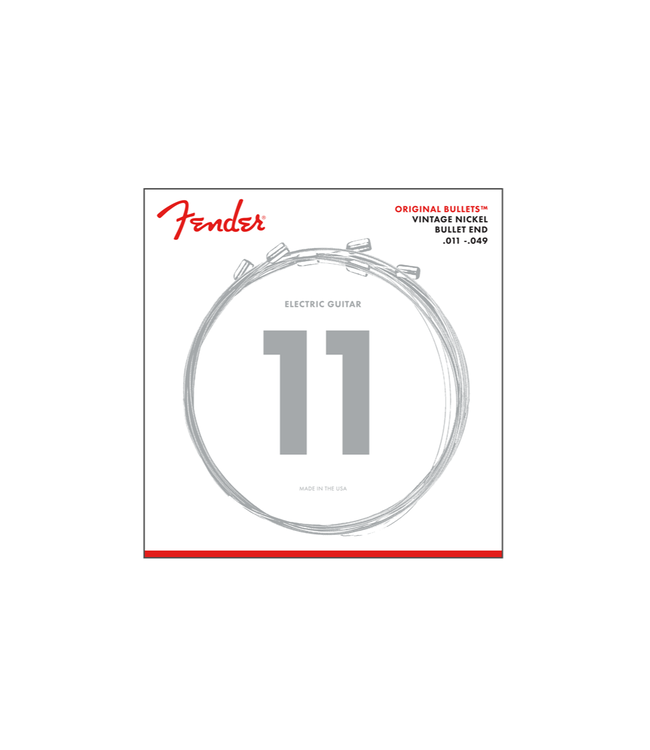 Fender Original Bullets Vintage Nickel Electric Guitar Strings - 11-49 Medium (3150M)