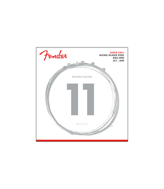 Fender Fender Super 250's Nickel-Plated Steel Electric Guitar Strings - 11-49 Medium (250M)
