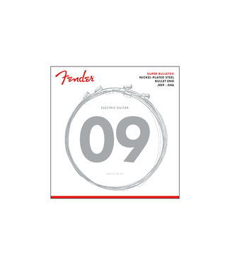 Fender Fender Super Bullets Nickel-Plated Steel Electric Guitar Strings - 09-46 Light Top Regular Bottom (3250LR)