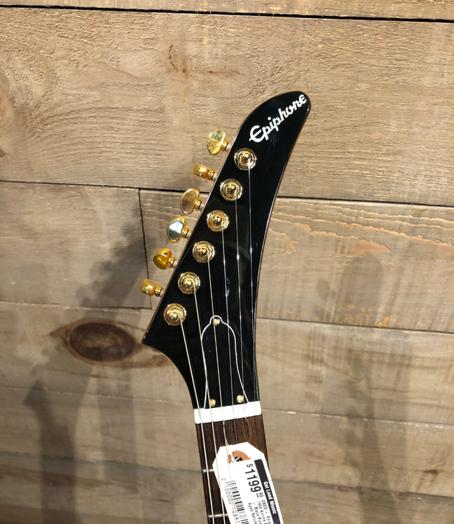 Epiphone Korina Explorer - Black Pickguard, Aged Natural (Used)