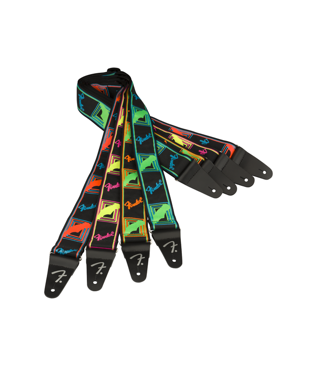 Fender Neon Monogrammed Guitar Strap