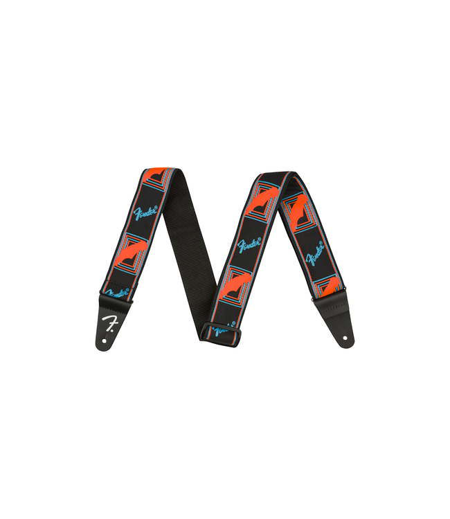 Fender Neon Monogrammed Guitar Strap