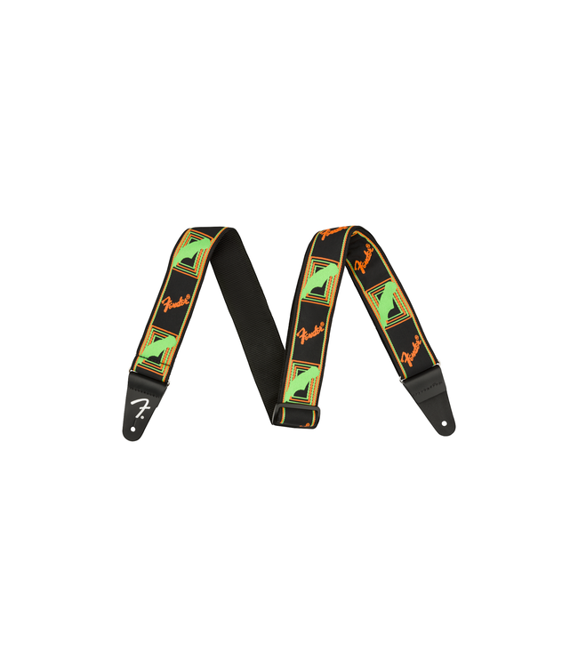 Fender Neon Monogrammed Guitar Strap