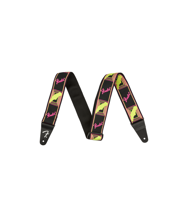 Fender Neon Monogrammed Guitar Strap