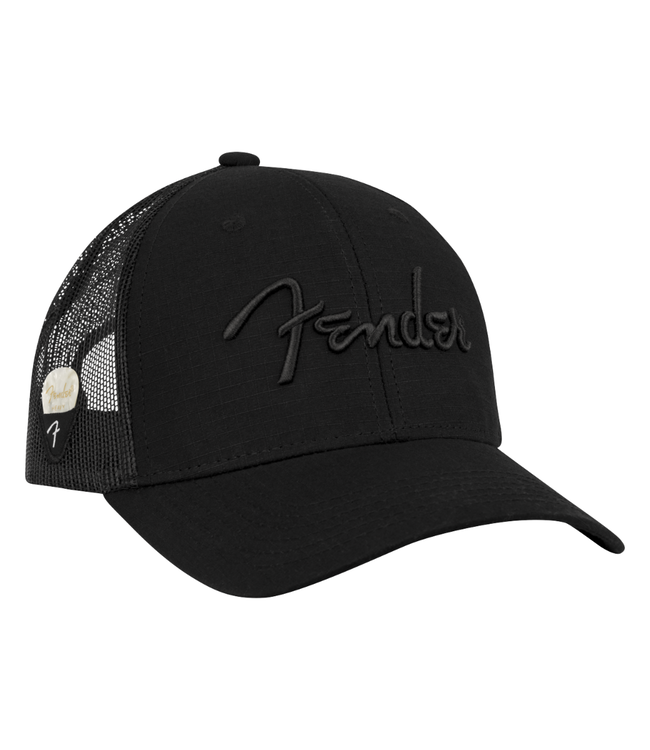 Fender Snapback Pick Holder Hat - Black