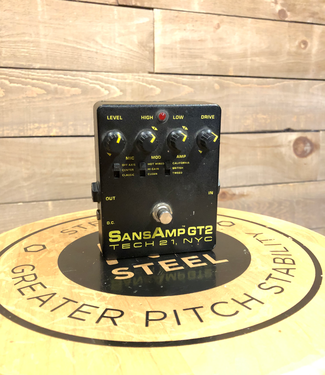 Tech 21 SansAmp GT2 Tube Amplifier Emulation Pedal (Used)