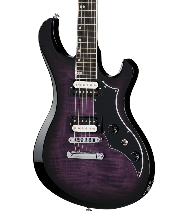 Gibson Victory Figured Top - Dark Purple Burst