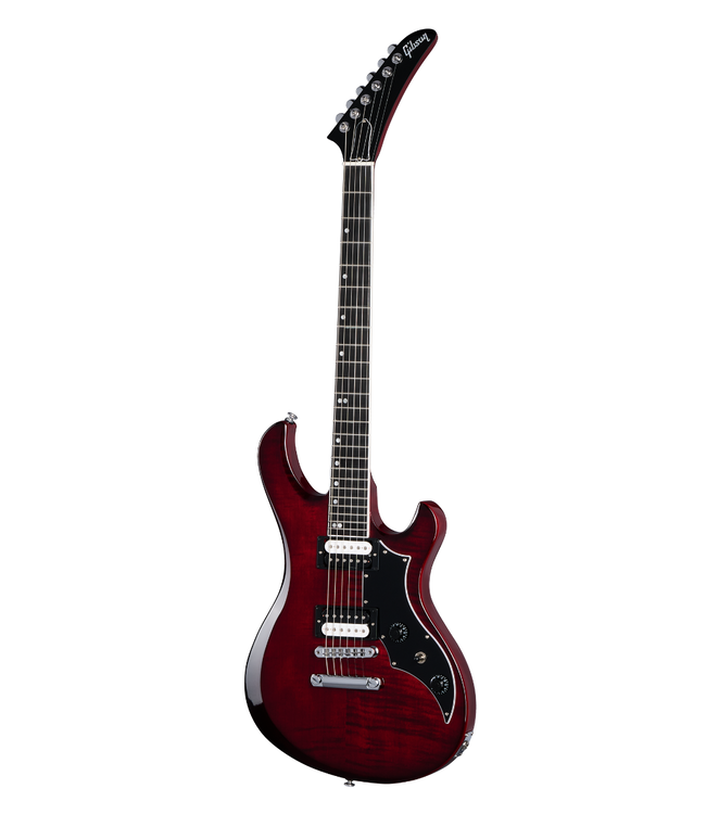 Gibson Victory Figured Top - Wine Red Burst