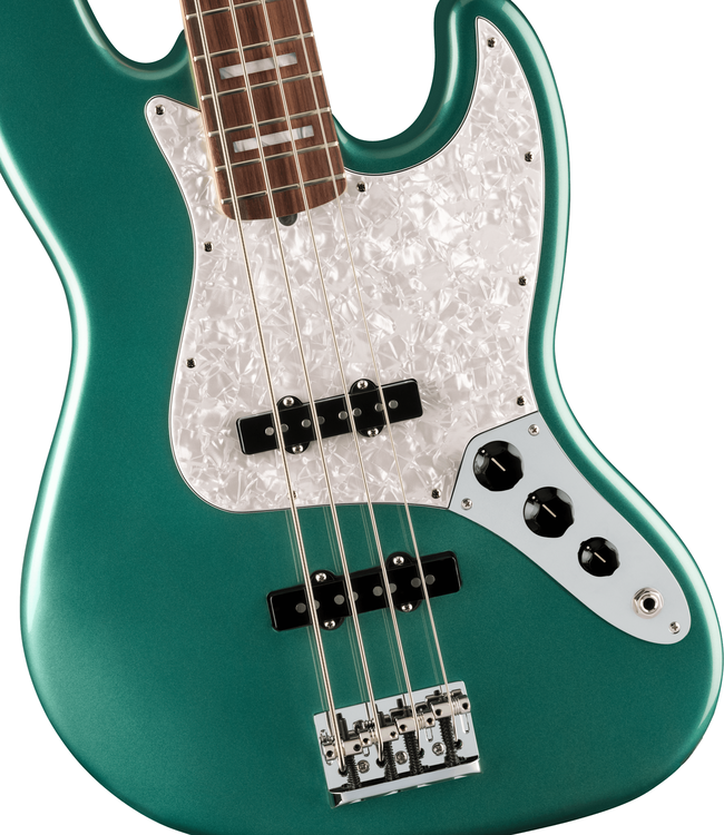 Fender Adam Clayton Jazz Bass - Rosewood Fretboard, Sherwood Green Metallic