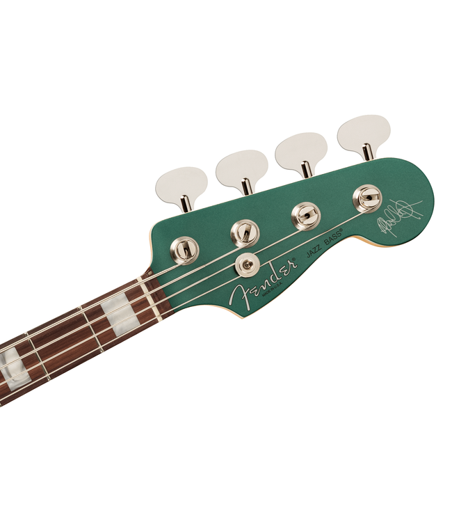 Fender Adam Clayton Jazz Bass - Rosewood Fretboard, Sherwood Green Metallic