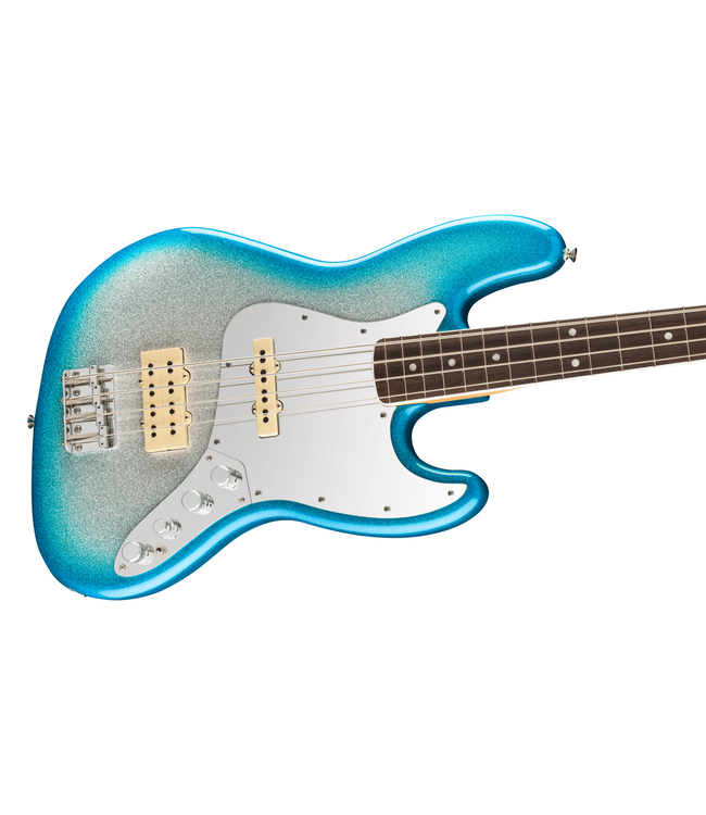 Fender Blu DeTiger Jazz Bass - Rosewood Fretboard, Sky Burst Sparkle