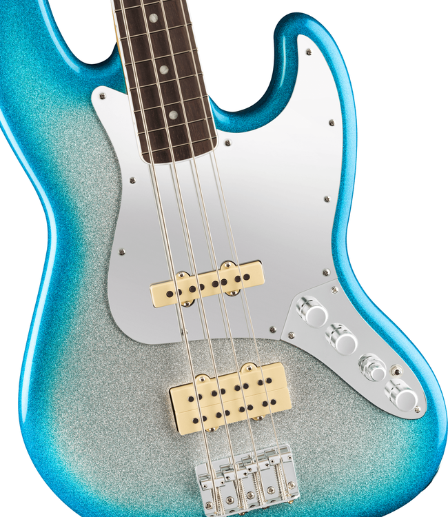 Fender Blu DeTiger Jazz Bass - Rosewood Fretboard, Sky Burst Sparkle