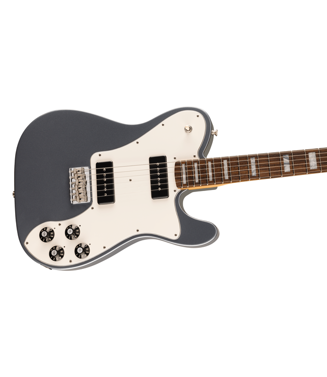 Fender Chris Shiflett Cleaver Telecaster Deluxe - Rosewood Fretboard, Charcoal Frost Metallic