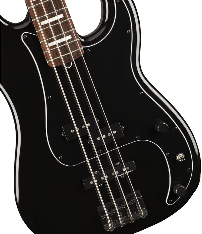 Fender Duff McKagan Deluxe Precision Bass - Rosewood Fretboard, Black