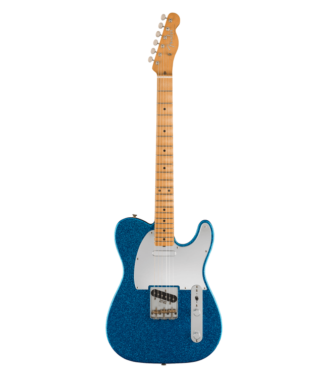 Fender Fender J Mascis Telecaster - Maple Fretboard, Bottle Rocket Blue Flake