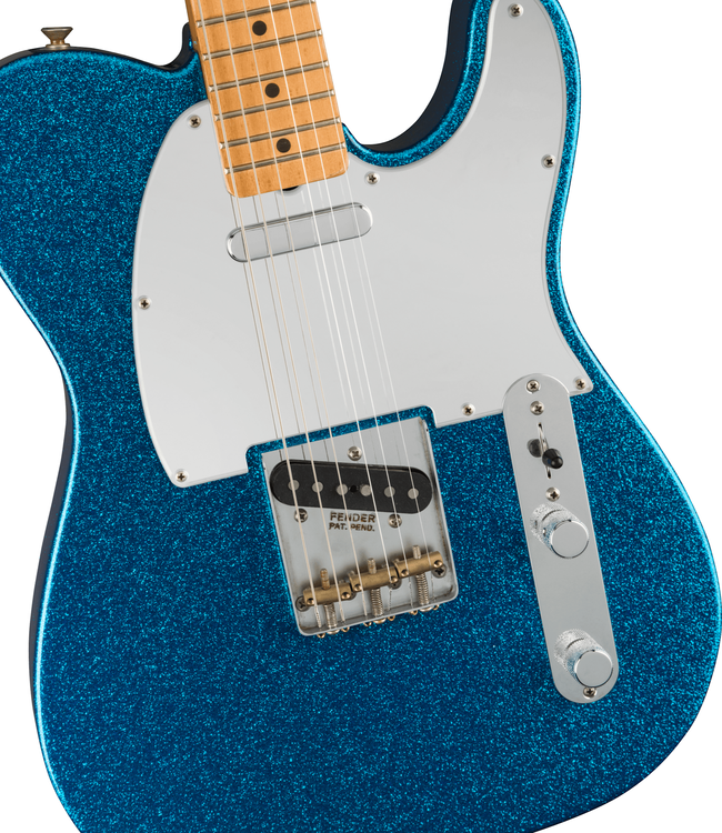 Fender J Mascis Telecaster - Maple Fretboard, Bottle Rocket Blue Flake