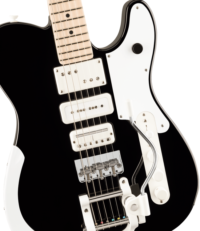 Fender Jack White Triplecaster - Maple Fretboard, Black