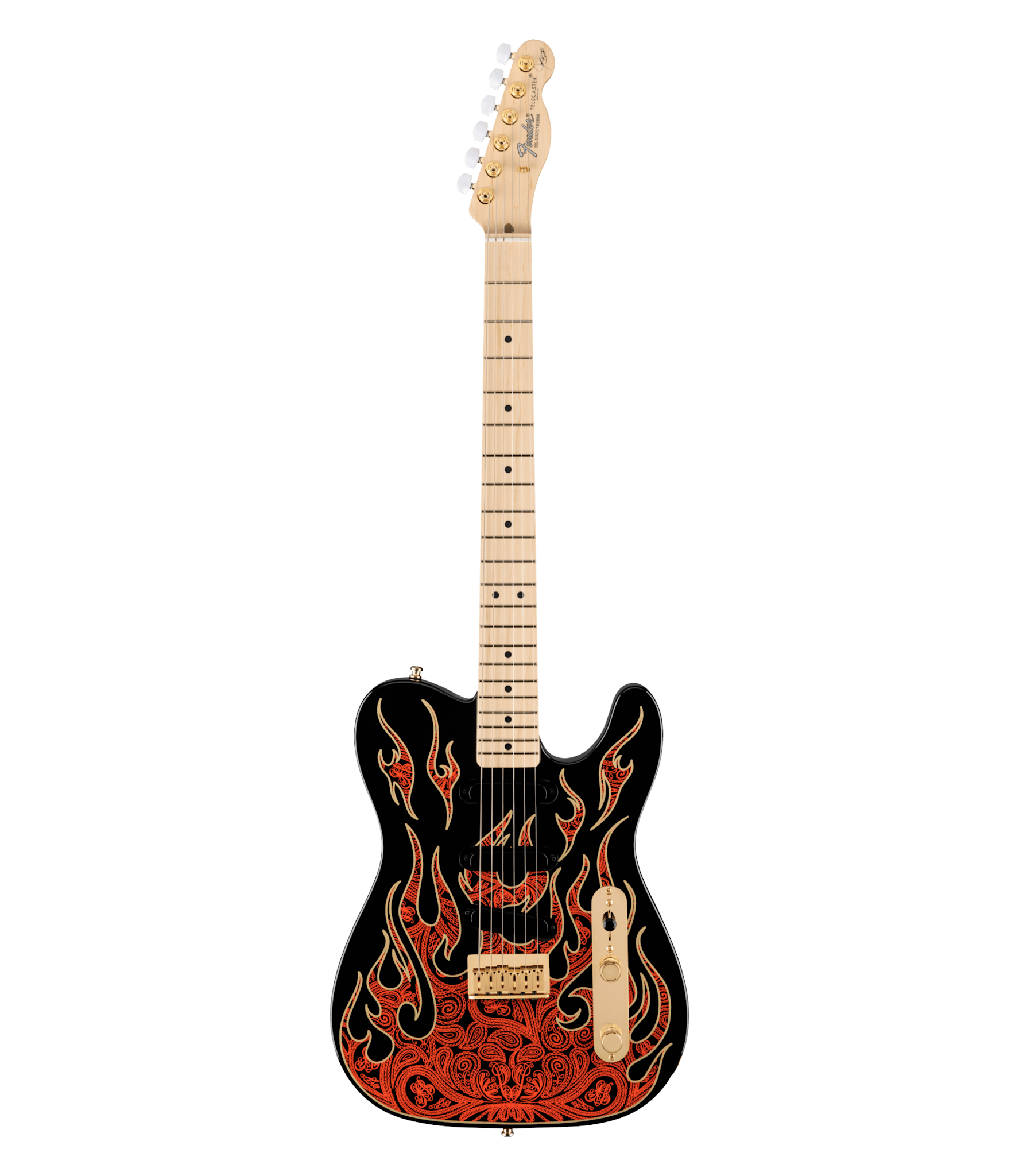 Fender Telecaster James Burtonモデル Fender James Burton Telecaster - Maple Fretboard, Red Paisley