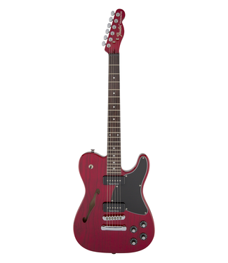 Fender Fender Jim Adkins JA-90 Telecaster Thinline - Laurel Fretboard, Crimson Red Transparent