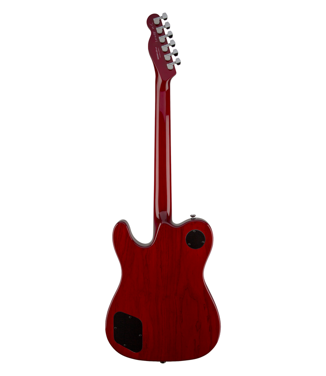 Fender Jim Adkins JA-90 Telecaster Thinline - Laurel Fretboard, Crimson Red Transparent