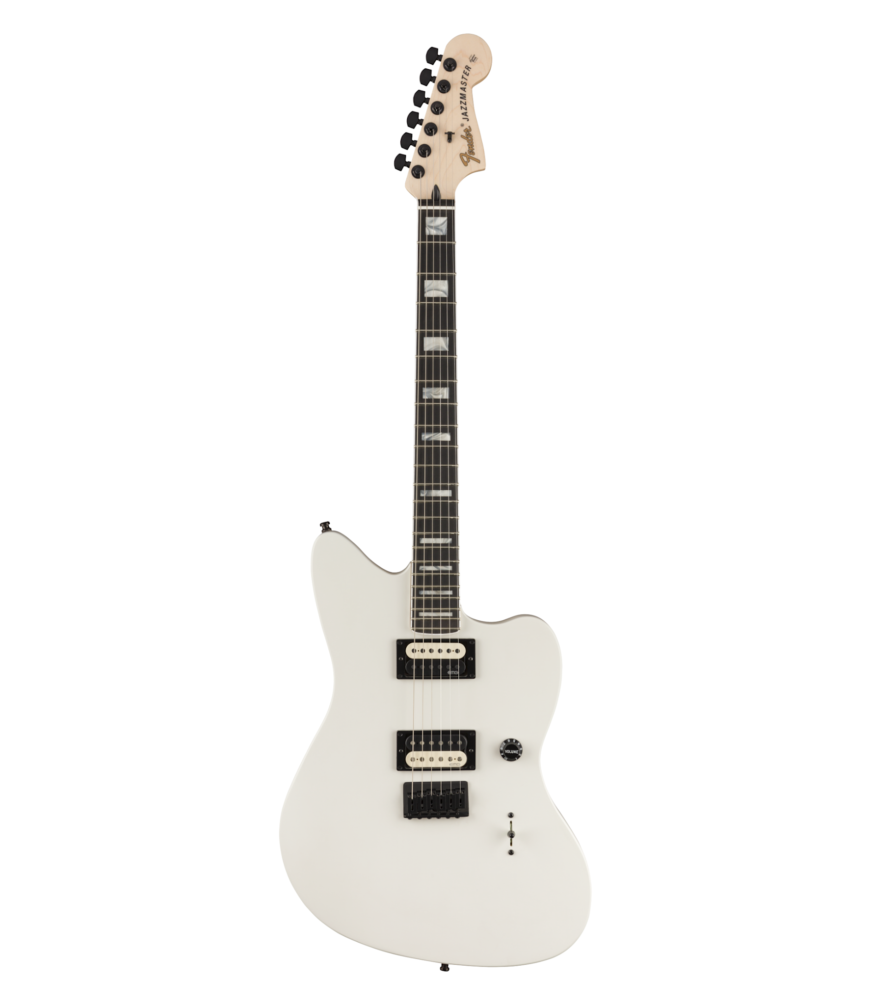 ギター Fender Jim Root Jazzmaster V4 Fender Jim Root Jazzmaster V4 - Ebony Fretboard, Flat White - Get