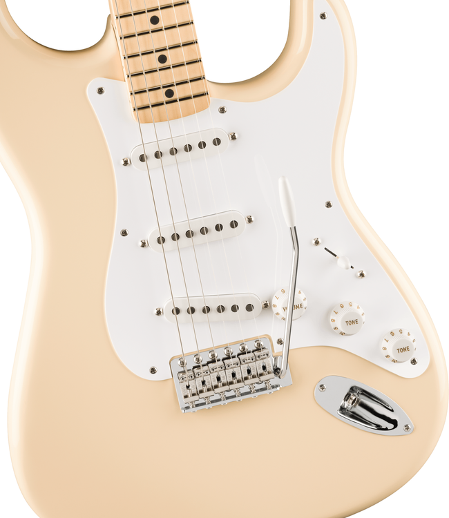 Fender Jimmie Vaughan Tex-Mex Stratocaster - Maple Fretboard, Olympic White