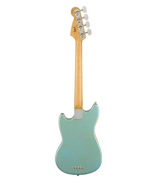 Fender JMJ Road Worn Mustang Bass - Rosewood Fretboard, Faded Daphne Blue