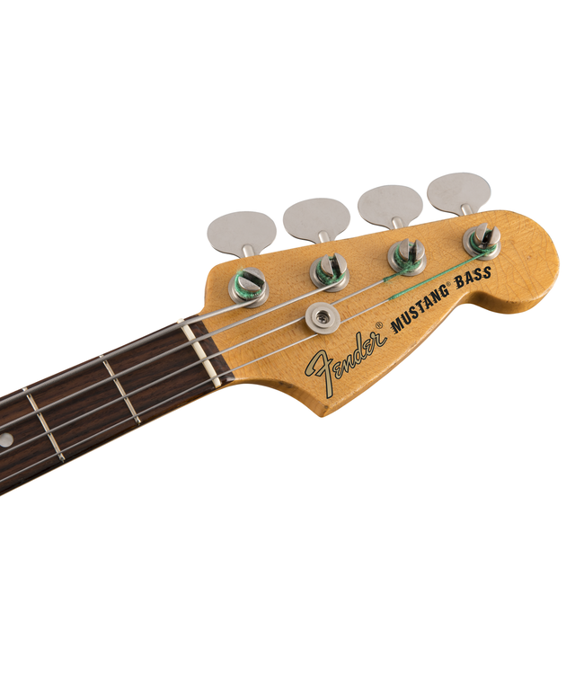 Fender JMJ Road Worn Mustang Bass - Rosewood Fretboard, Faded Daphne Blue