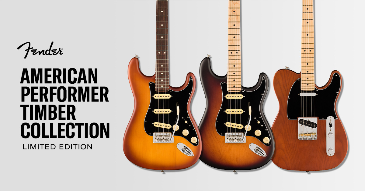 Fender Timber Collection - On Sale For A Limited Time