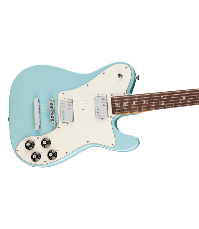 Fender Kingfish Delta Day Telecaster Deluxe - Rosewood Fretboard, Daphne Blue
