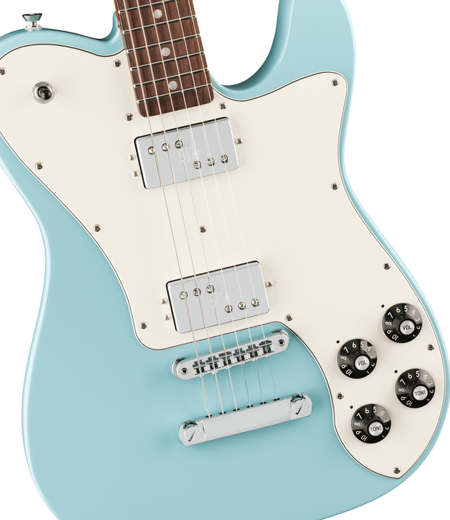 Fender Kingfish Delta Day Telecaster Deluxe - Rosewood Fretboard, Daphne Blue