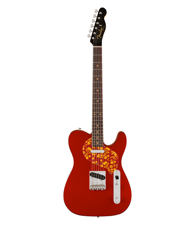Fender Raphael Saadiq Telecaster - Rosewood Fretboard, Dark Metallic Red