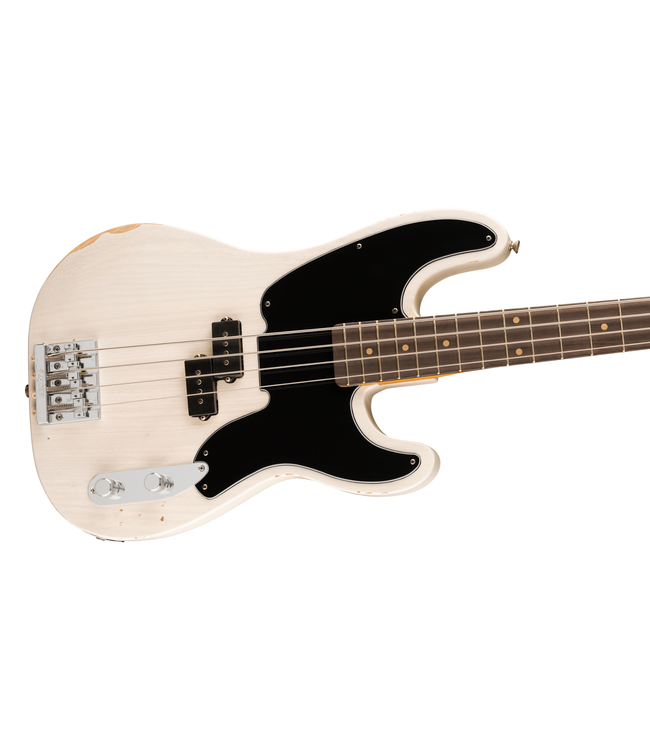 Fender Mike Dirnt Road Worn Precision Bass - Rosewood Fretboard, White Blonde