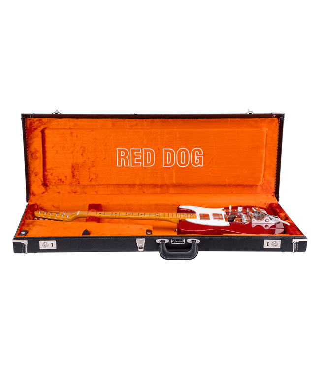 Fender Mike Campbell Red Dog Telecaster - Maple Fretboard, Red Dog Red