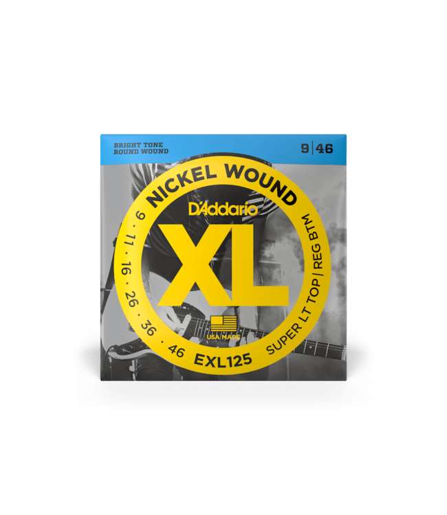 D'Addario XL Nickel Electric Guitar Strings - 09-46 Super Light Top/Regular Bottom