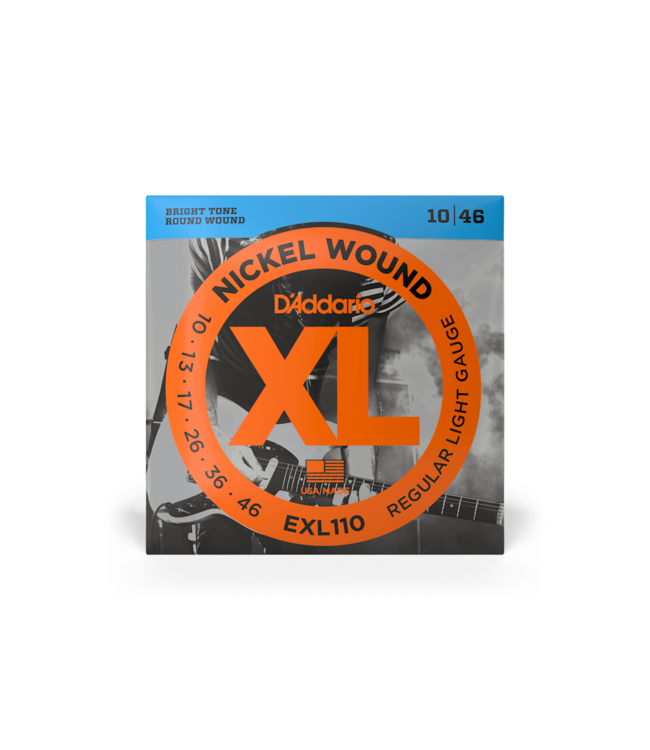 D'Addario XL Nickel Electric Guitar Strings - 10-46 Regular Light
