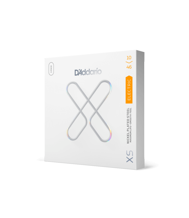 D'Addario XS Coated Nickel Electric Guitar Strings - 10-46 Regular Light